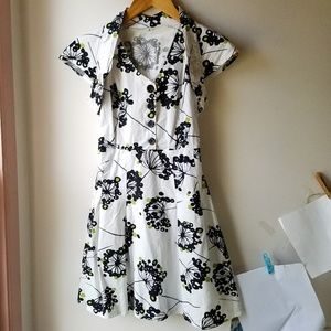 Floral print cocktail dress